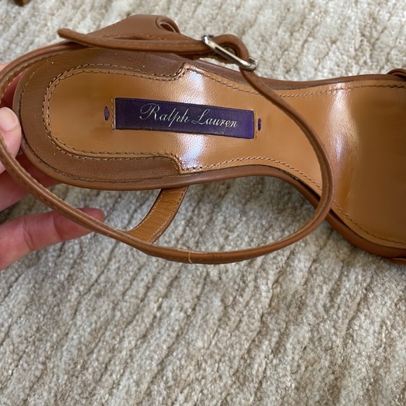 Ralph Lauren Purple Label Strappy Heeled Sandals Size 35.5 - Picture 4 of 7